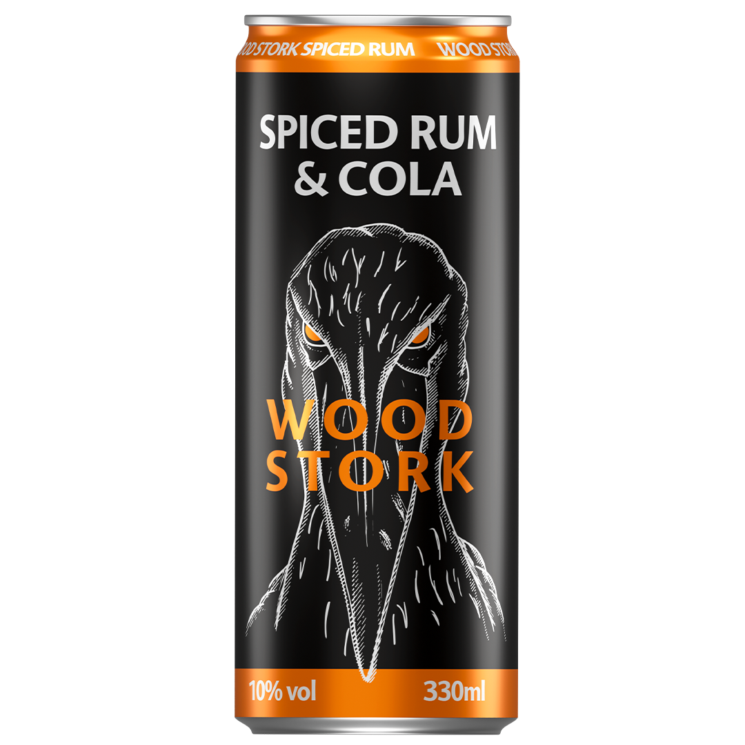Wood Stork Spiced Rum & Cola 0,33L