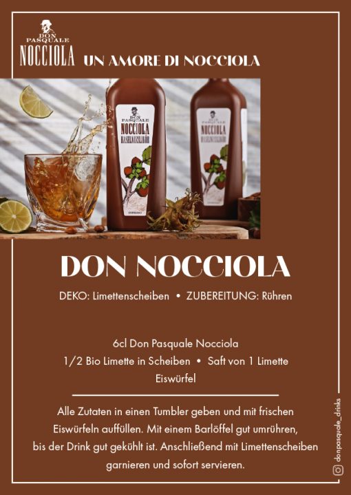 Don Pasquale Nocciola Haselnusslikör – Bild 3