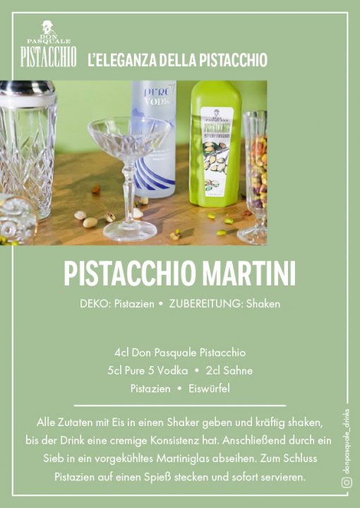 Don Pasquale Pistacchio Pistazien-Sahnelikör – Bild 3